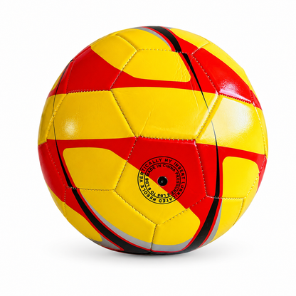 Balón fútbol eco N°5 Amarillo - Rojo