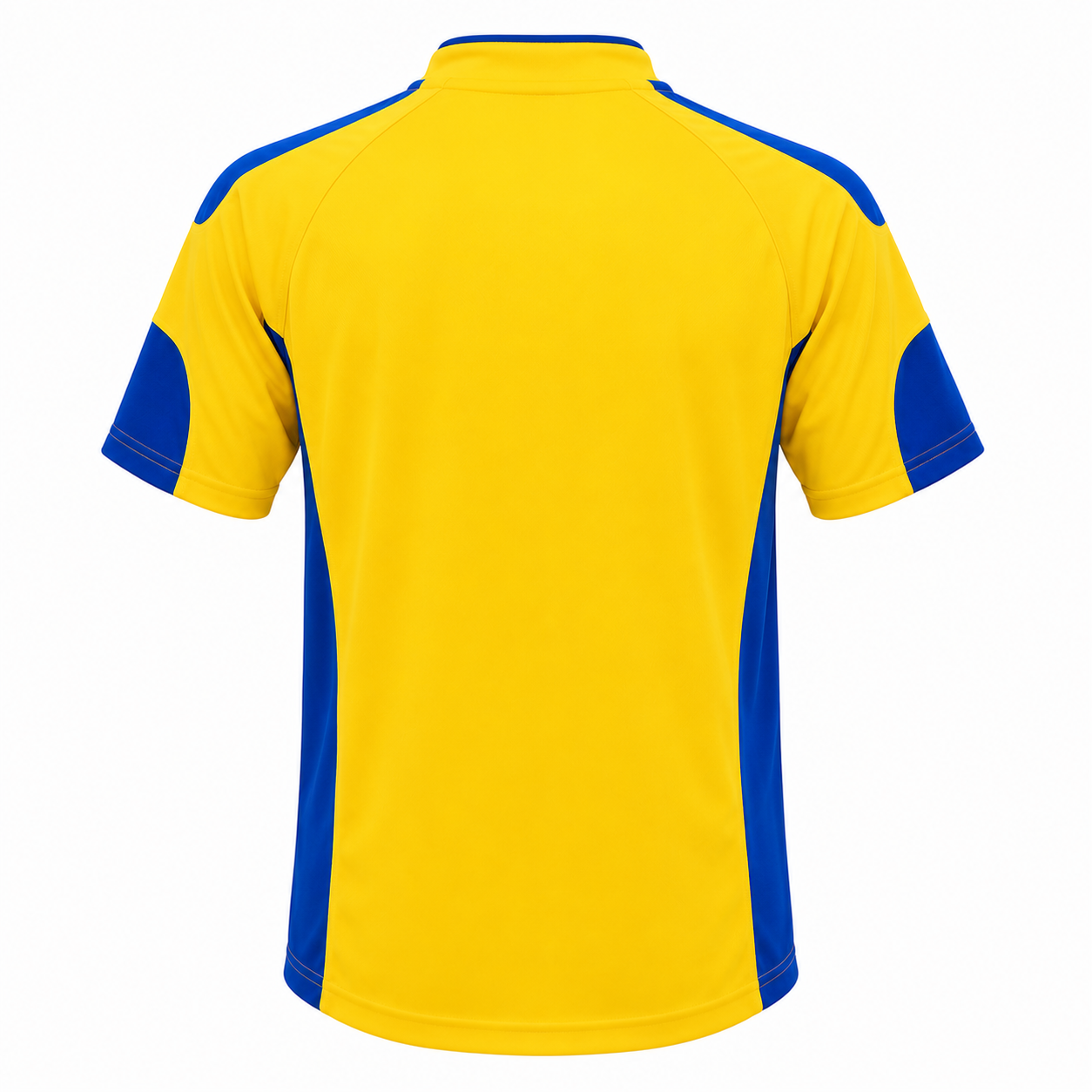 Camiseta B Amarillo - azul rey