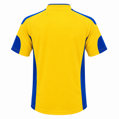 Camiseta B Amarillo - azul rey