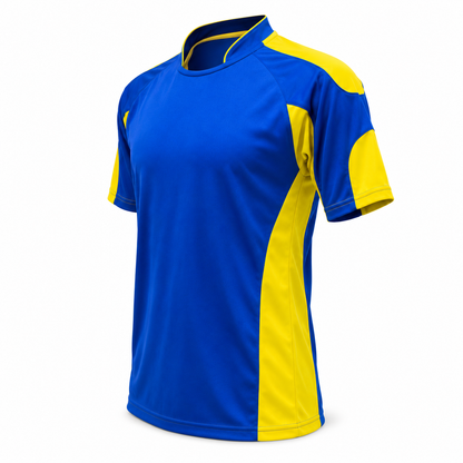 Camiseta B Azul rey - Amarillo