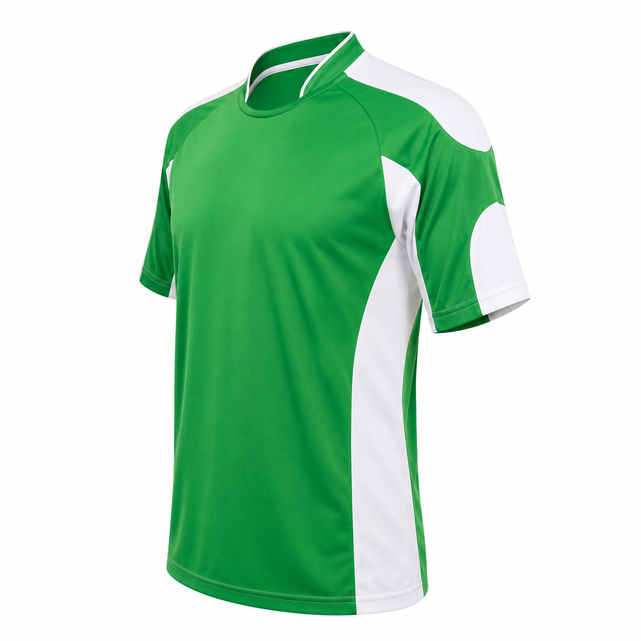 Camiseta B Verde - Blanco