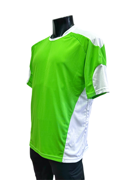 Camiseta B Verde Claro -  Blanco