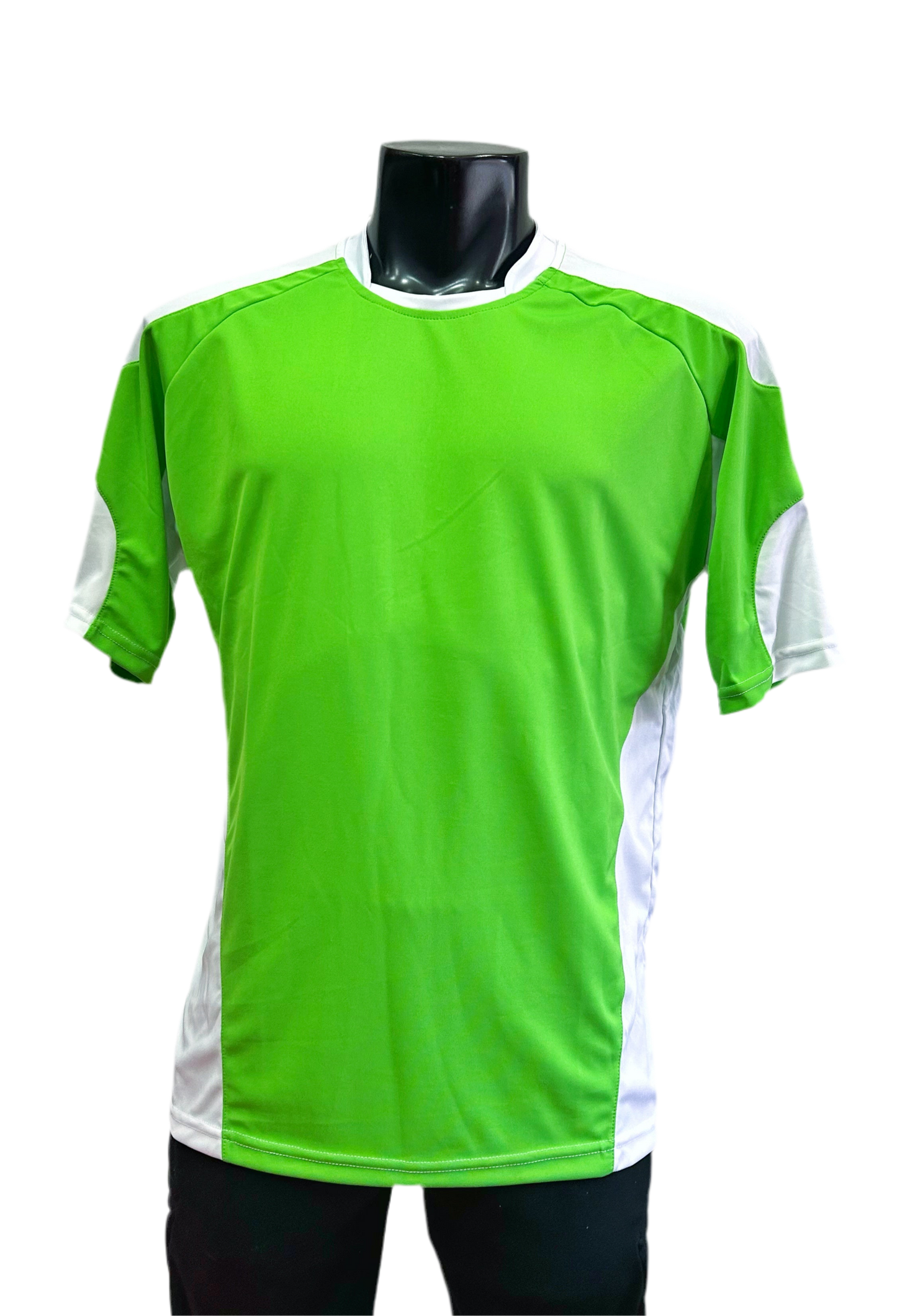 Camiseta B Verde Claro -  Blanco