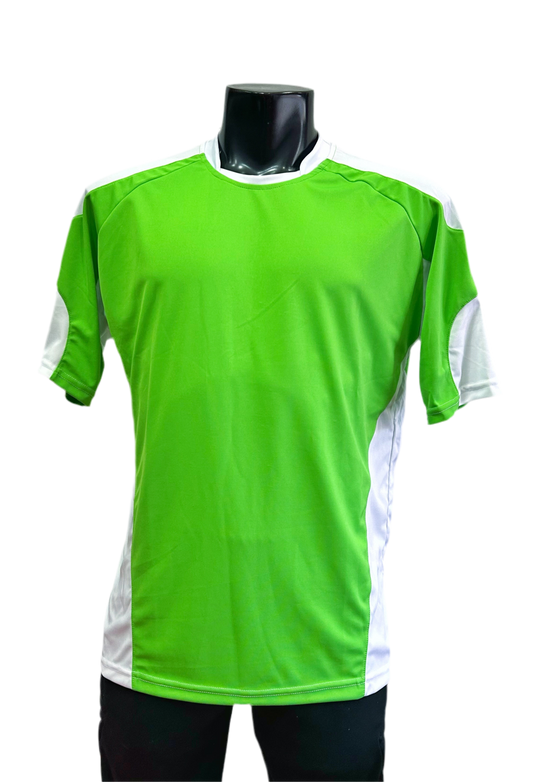 Camiseta B Verde Claro -  Blanco