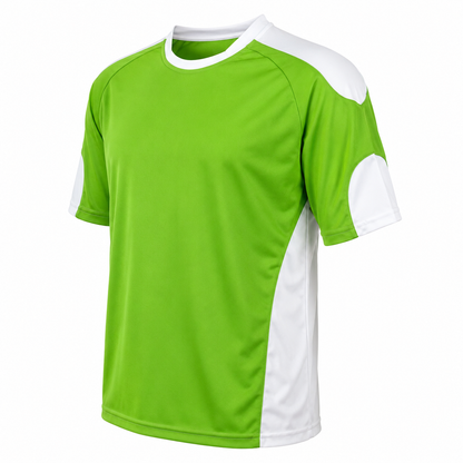 Camiseta B Verde Claro -  Blanco