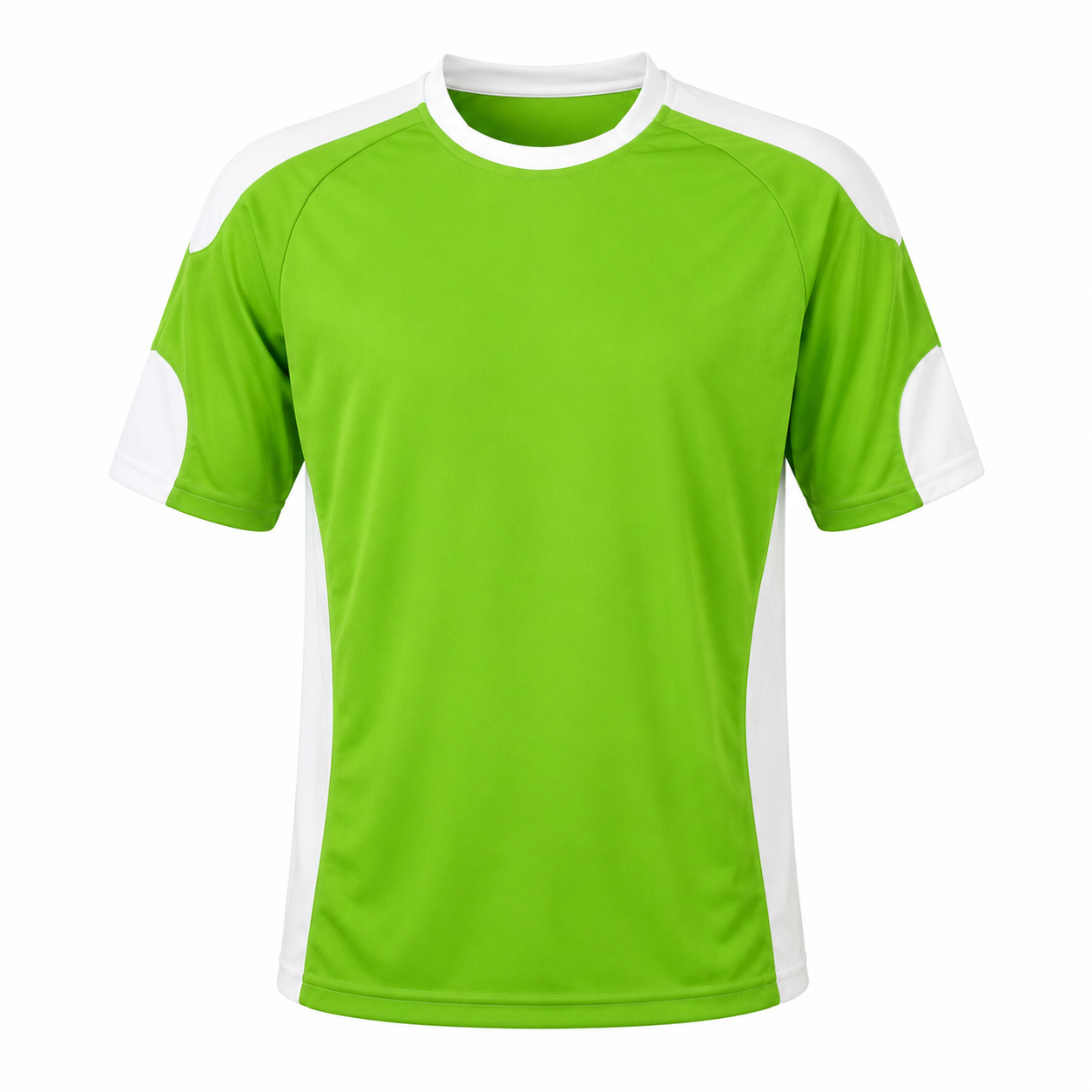 Camiseta B Verde Claro -  Blanco