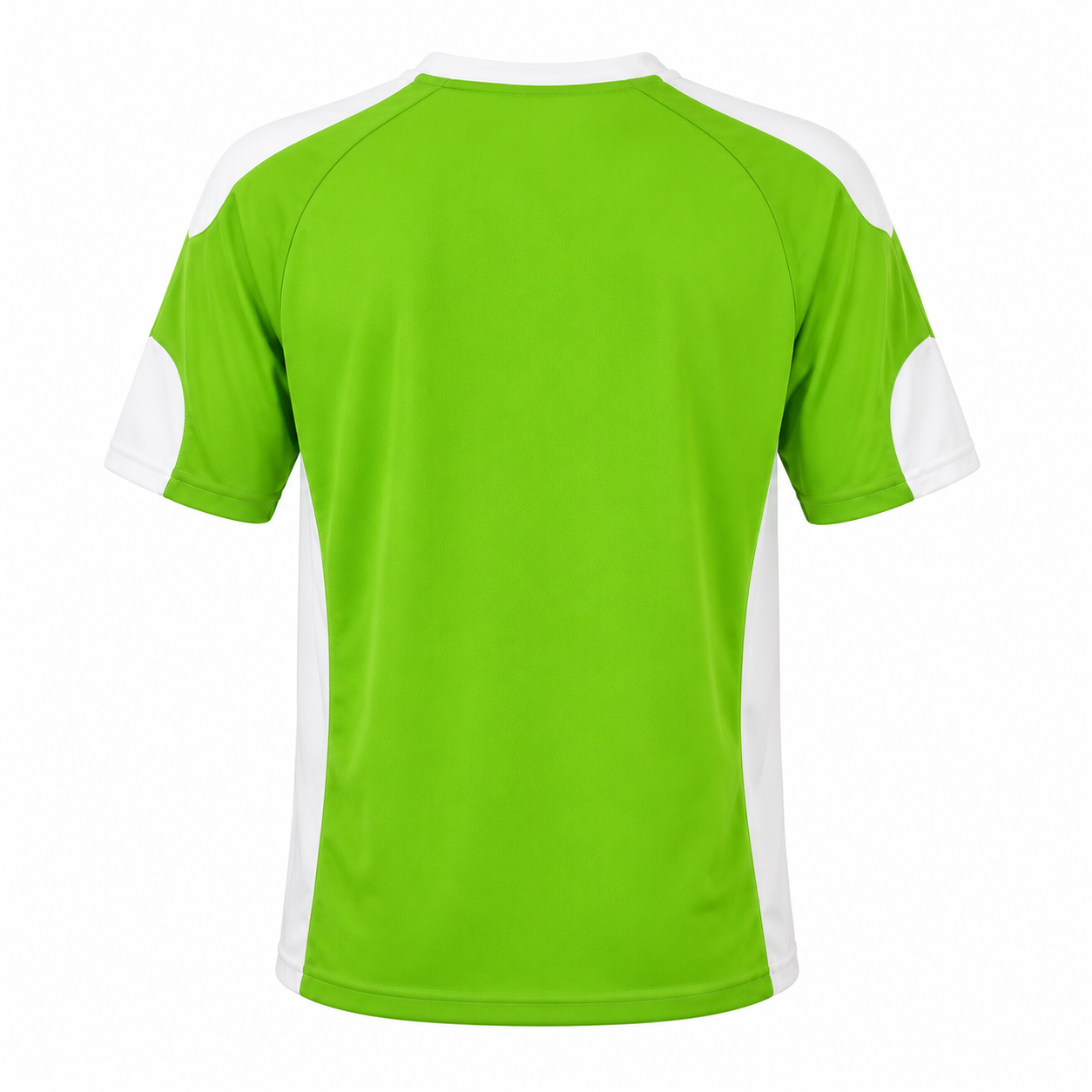 Camiseta B Verde Claro -  Blanco