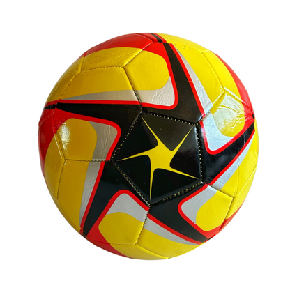 Balón fútbol N°5 Amarillo - Rojo