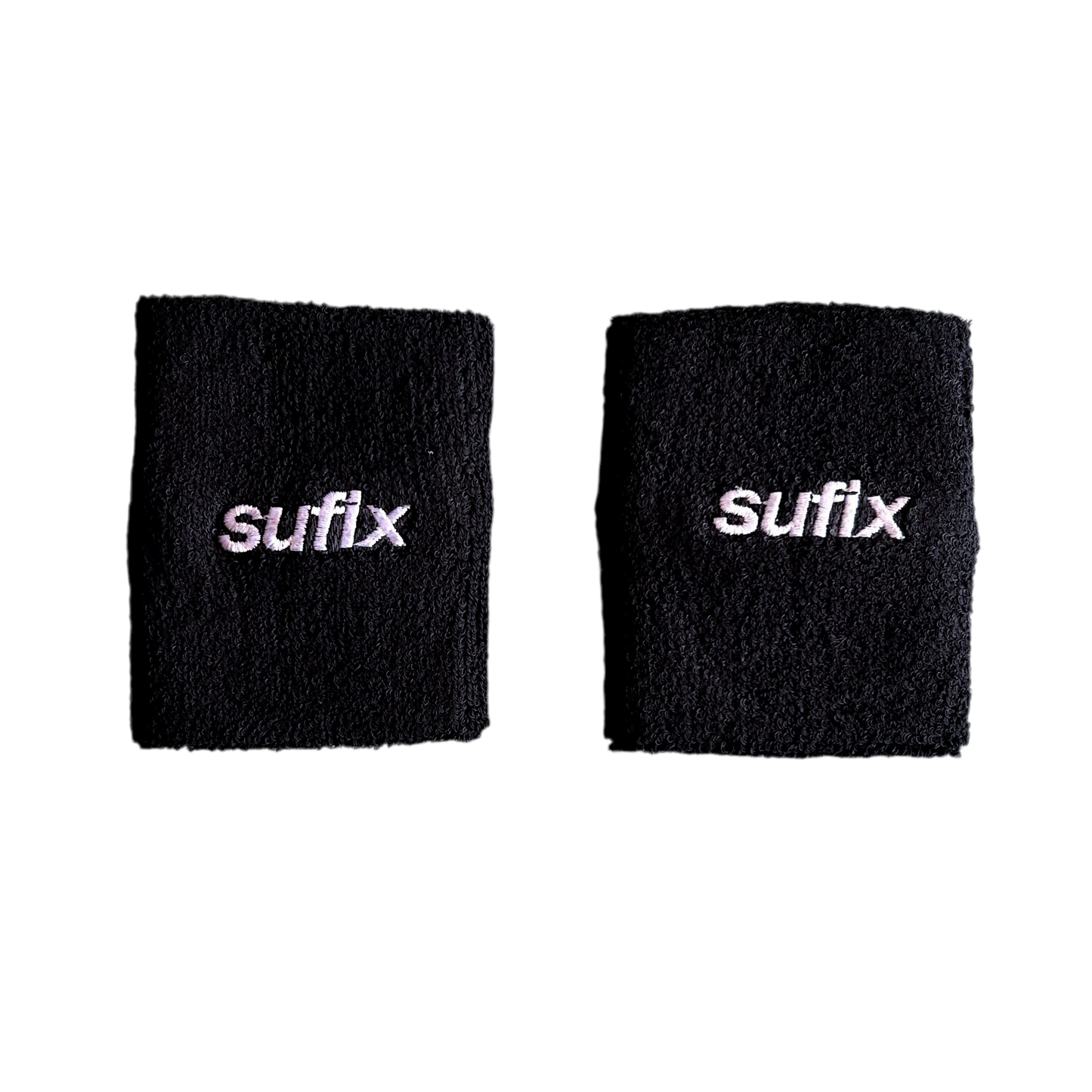 Muñequera sufix doble Par Negro