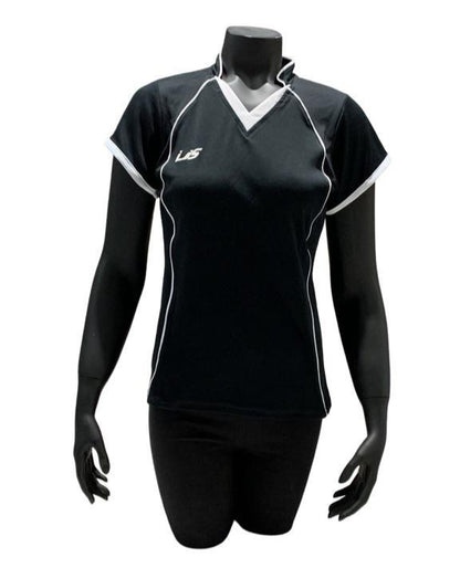 Camiseta dama Negro - Blanco