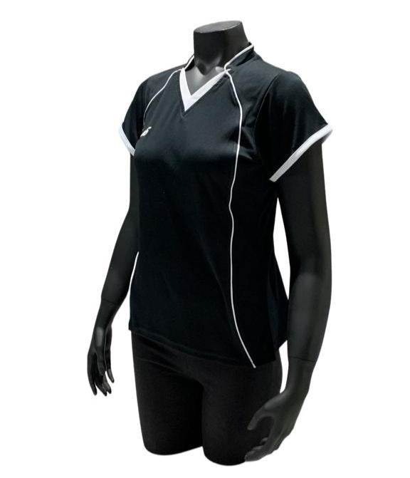 Camiseta dama Negro - Blanco