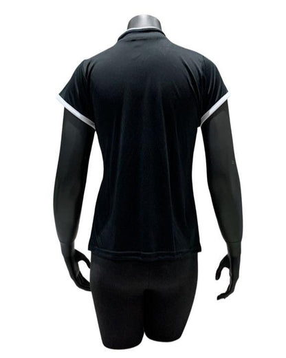 Camiseta dama Negro - Blanco