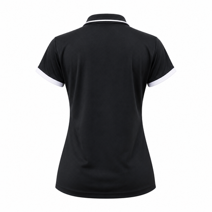 Camiseta dama Negro - Blanco