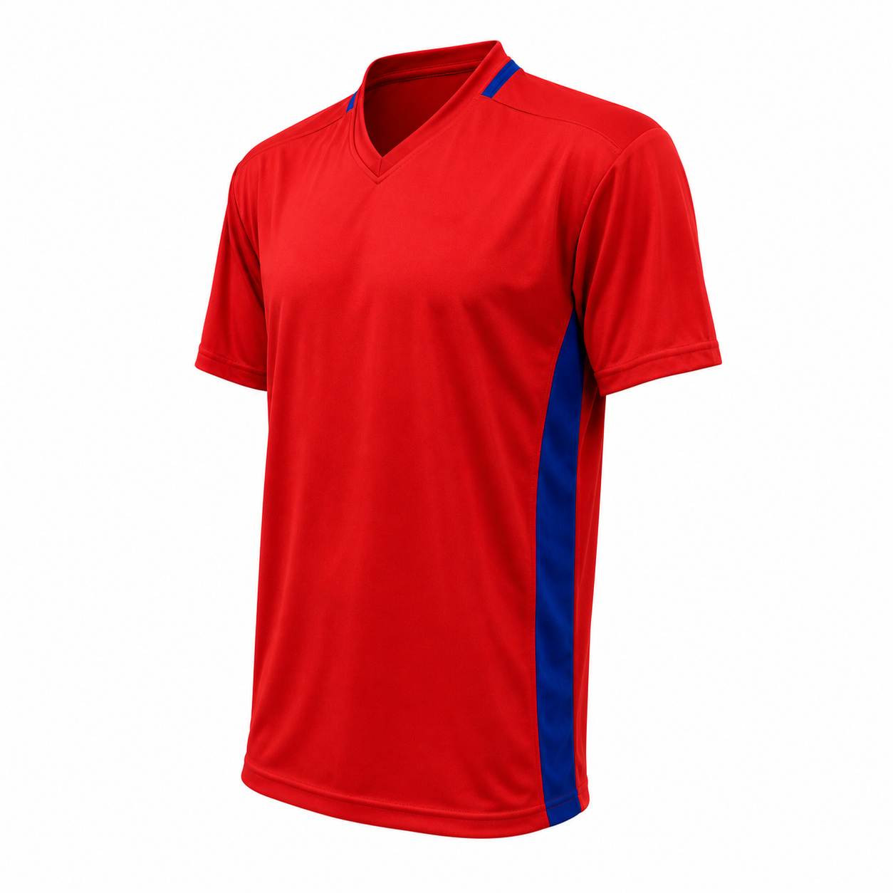 Camiseta Rojo - Azul rey