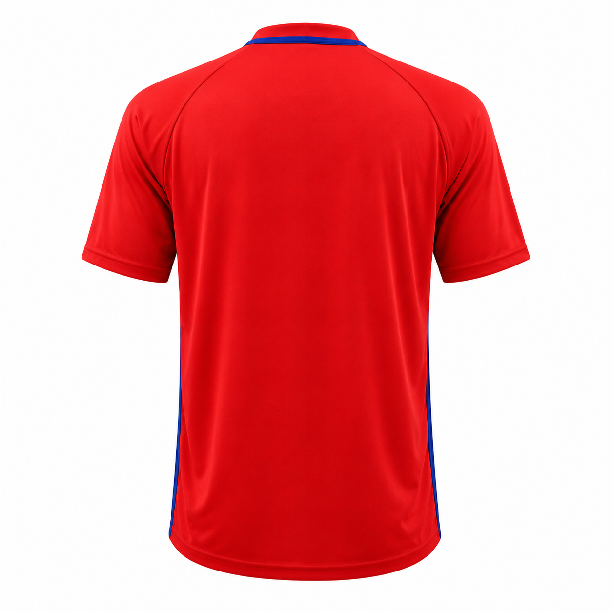 Camiseta Rojo - Azul rey