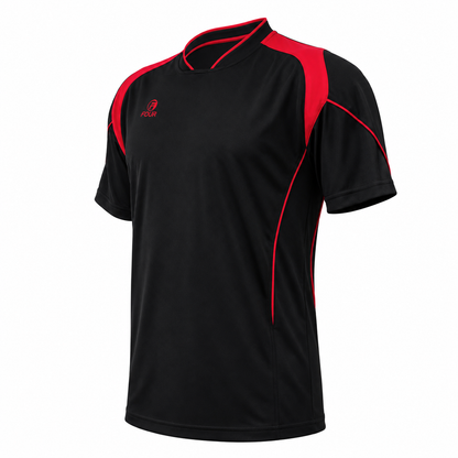 Camiseta y Short Negro - Rojo  Four