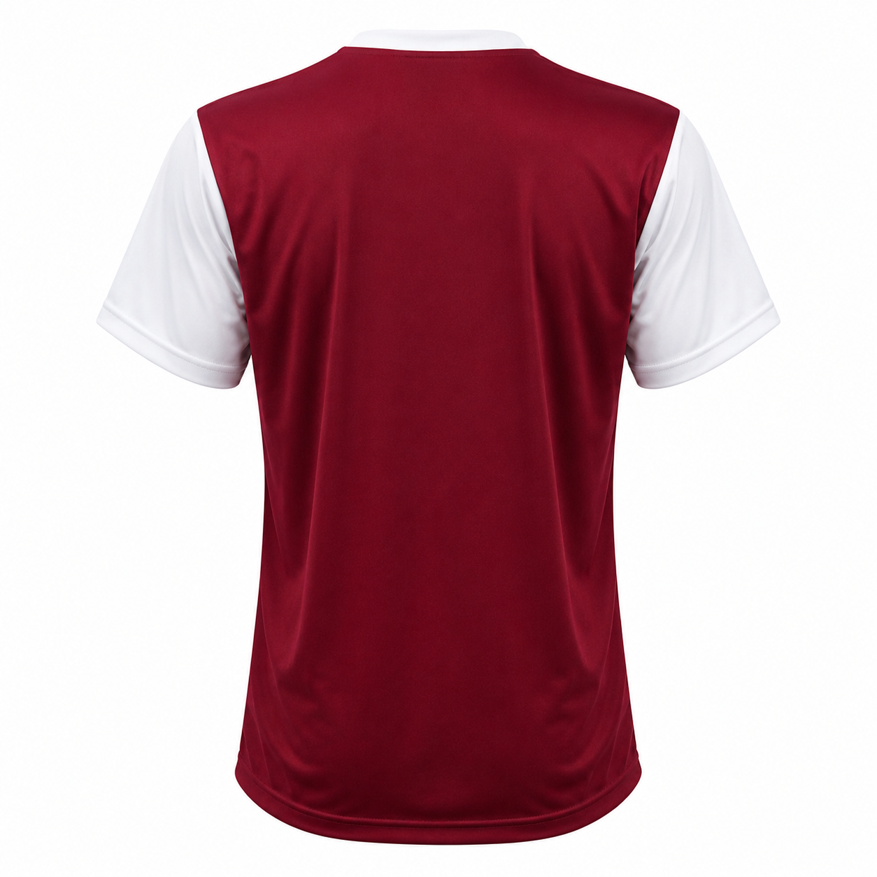 Camiseta Dama Lisa Burdeo Blanco DryFit – Confección Nacional | LJS