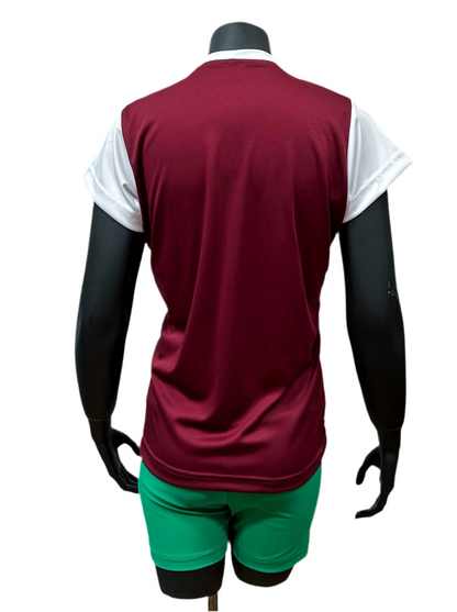 Camiseta dama Lisa Burdeo - Blanco