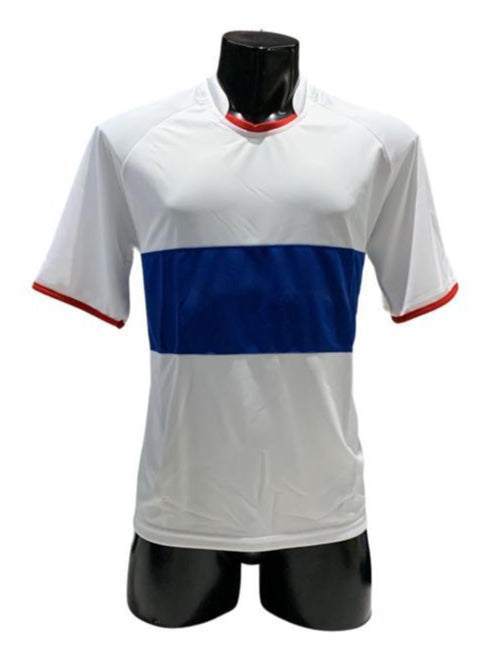 Camiseta Blanco - Azul - Rojo