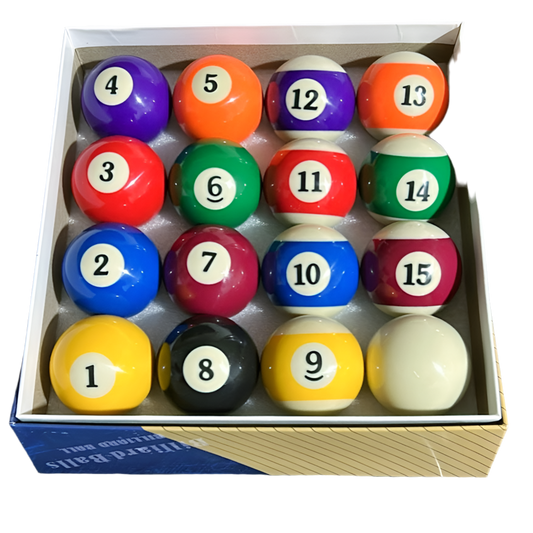 Caja bolas de pool