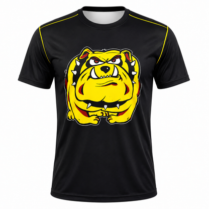 Camiseta Deportiva Dry Fit Sublimada Perro Amarillo – Entrenamiento y Arquero de Fútbol