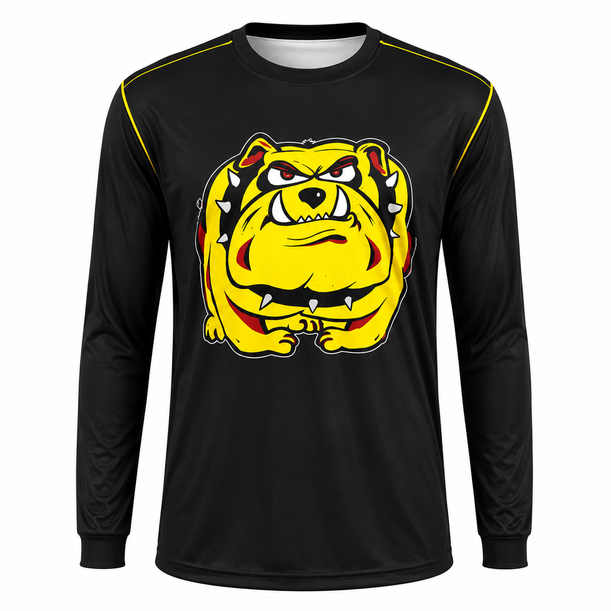Camiseta Deportiva Dry Fit Sublimada Perro Amarillo – Entrenamiento y Arquero de Fútbol