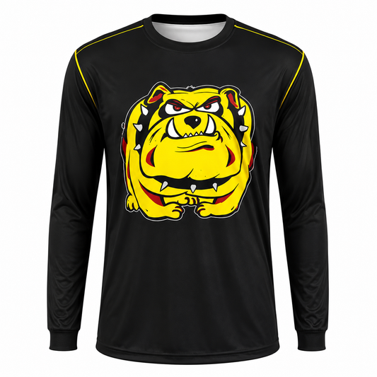 Camiseta Deportiva Dry Fit Sublimada Perro Amarillo – Entrenamiento y Arquero de Fútbol