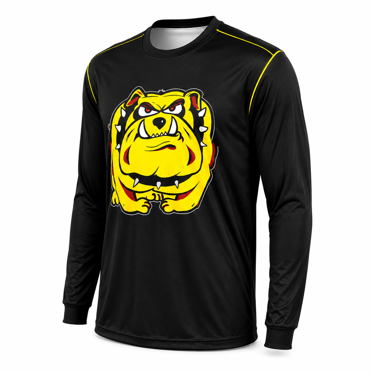Camiseta Deportiva Dry Fit Sublimada Perro Amarillo – Entrenamiento y Arquero de Fútbol