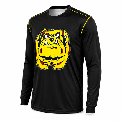 Camiseta Deportiva Dry Fit Sublimada Perro Amarillo – Entrenamiento y Arquero de Fútbol