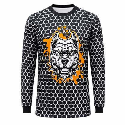 Camiseta Deportiva Dry Fit Sublimada Pitbull – Entrenamiento y Arquero de Fútbol