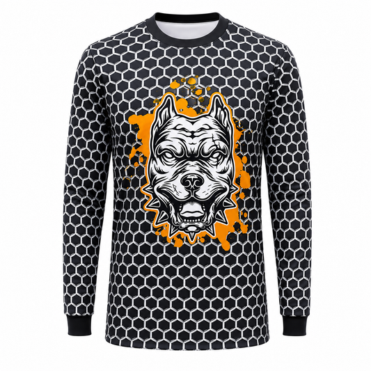 Camiseta Deportiva Dry Fit Sublimada Pitbull – Entrenamiento y Arquero de Fútbol
