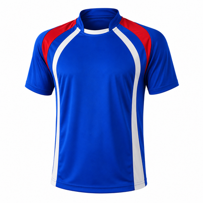 Camiseta Dinamo Oceano Blanco Rojo DryFit Personalizable | Confección Nacional