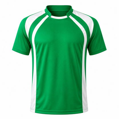 Camiseta Dinamo Verde Blanco DryFit Personalizable | Confección Nacional