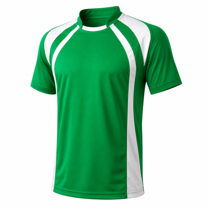 Camiseta Dinamo Verde Blanco DryFit Personalizable | Confección Nacional