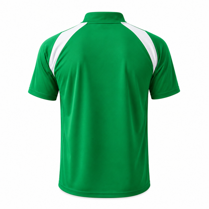 Camiseta Dinamo Verde Blanco DryFit Personalizable | Confección Nacional