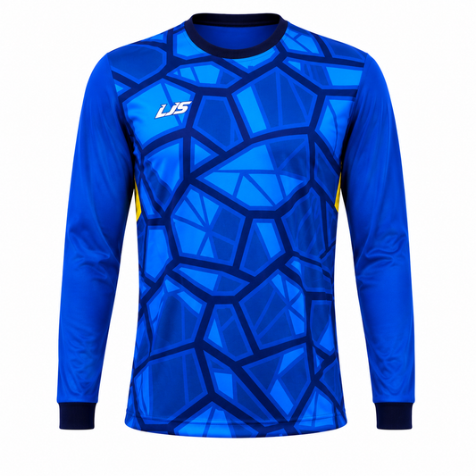 Camiseta Dry Fit Sublimada Azul – Alto Rendimiento para Entreno y Arquero
