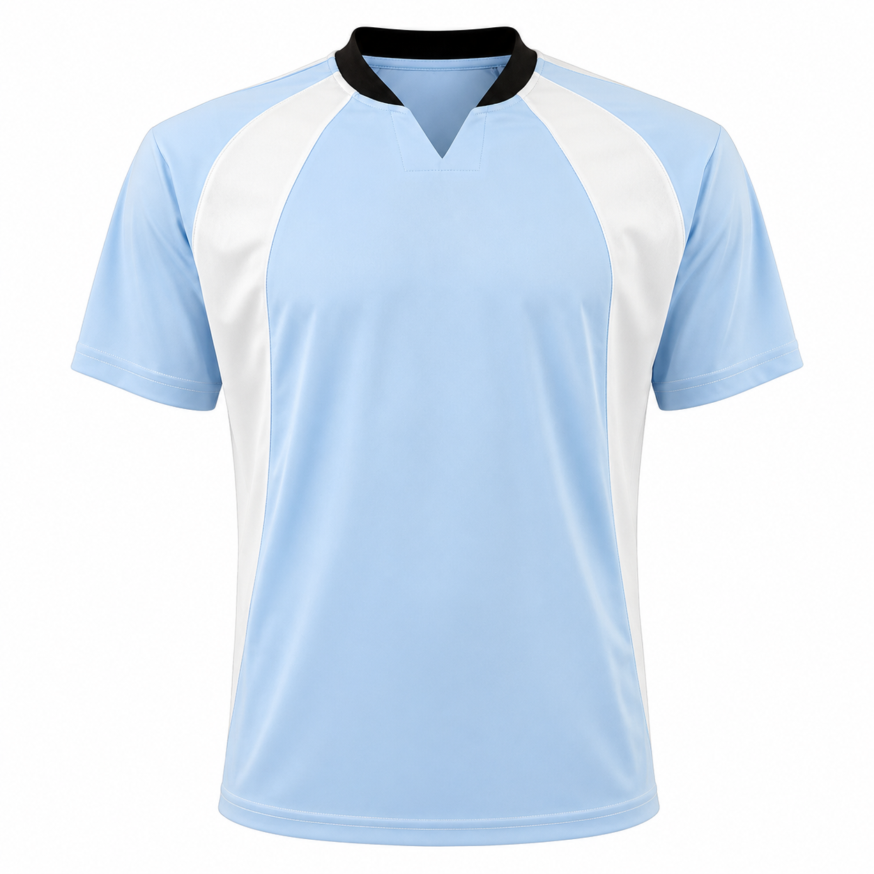 Camiseta Celeste/Blanco DryFit Personalizable | Confección Nacional
