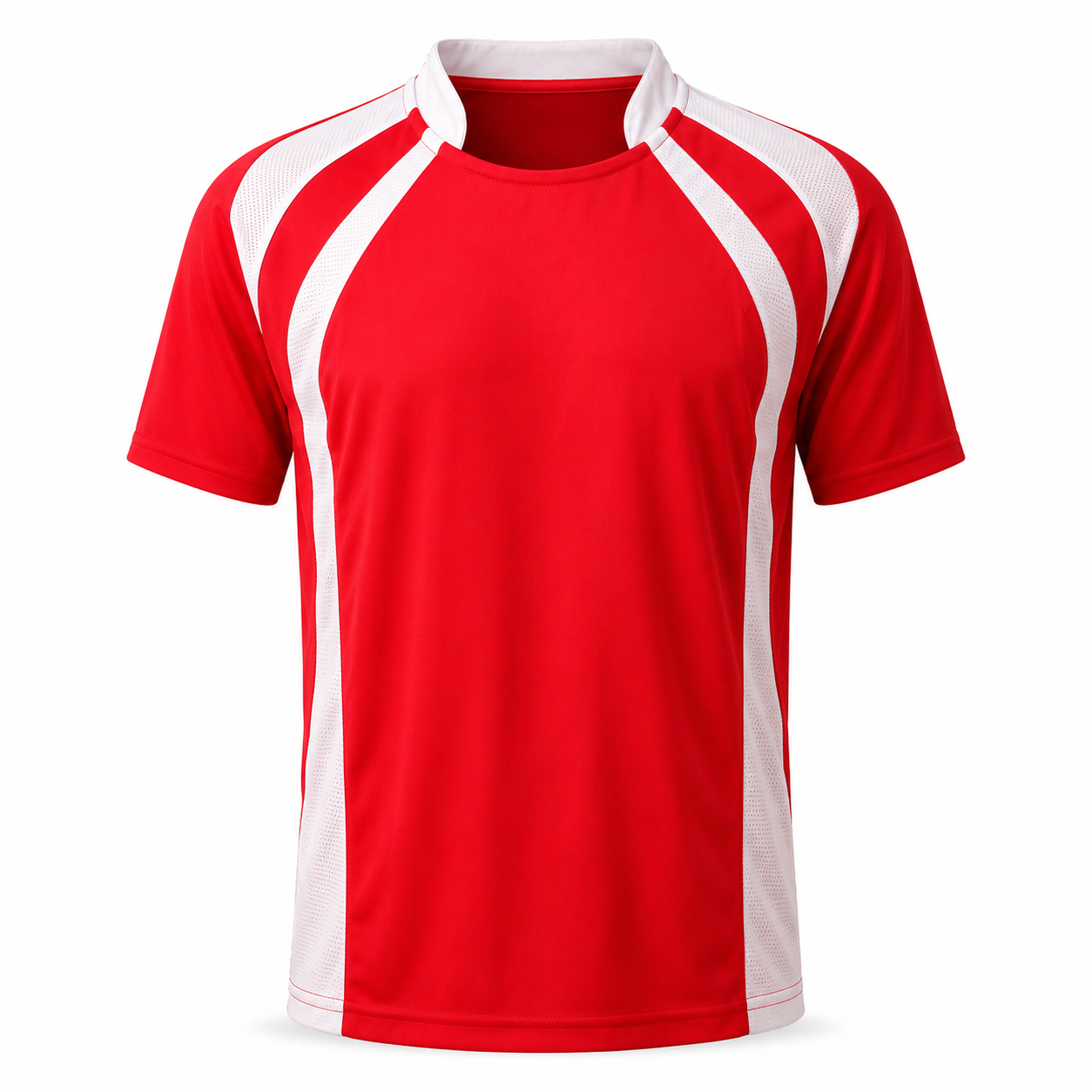 Camiseta Dinamo Roja/Blanca DryFit Personalizable | Confección Nacional