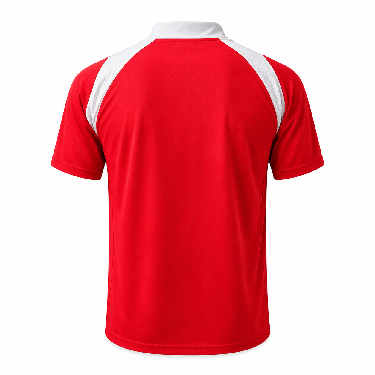 Camiseta Dinamo Roja/Blanca DryFit Personalizable | Confección Nacional
