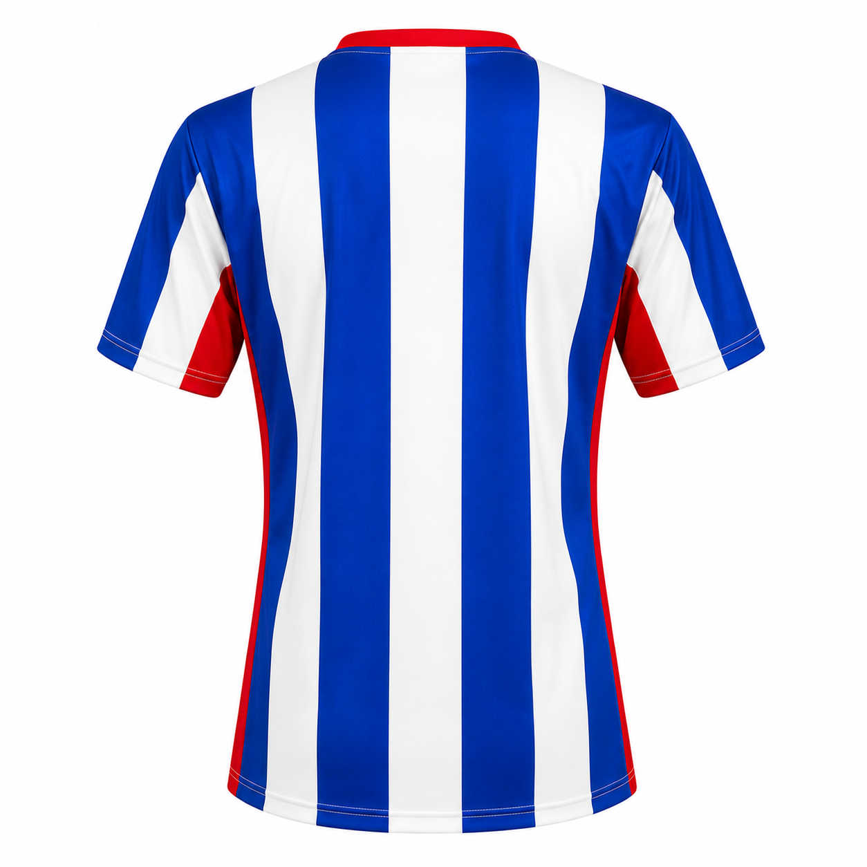 Camiseta Rayada Blanco Azul Rojo DryFit – Confección Nacional