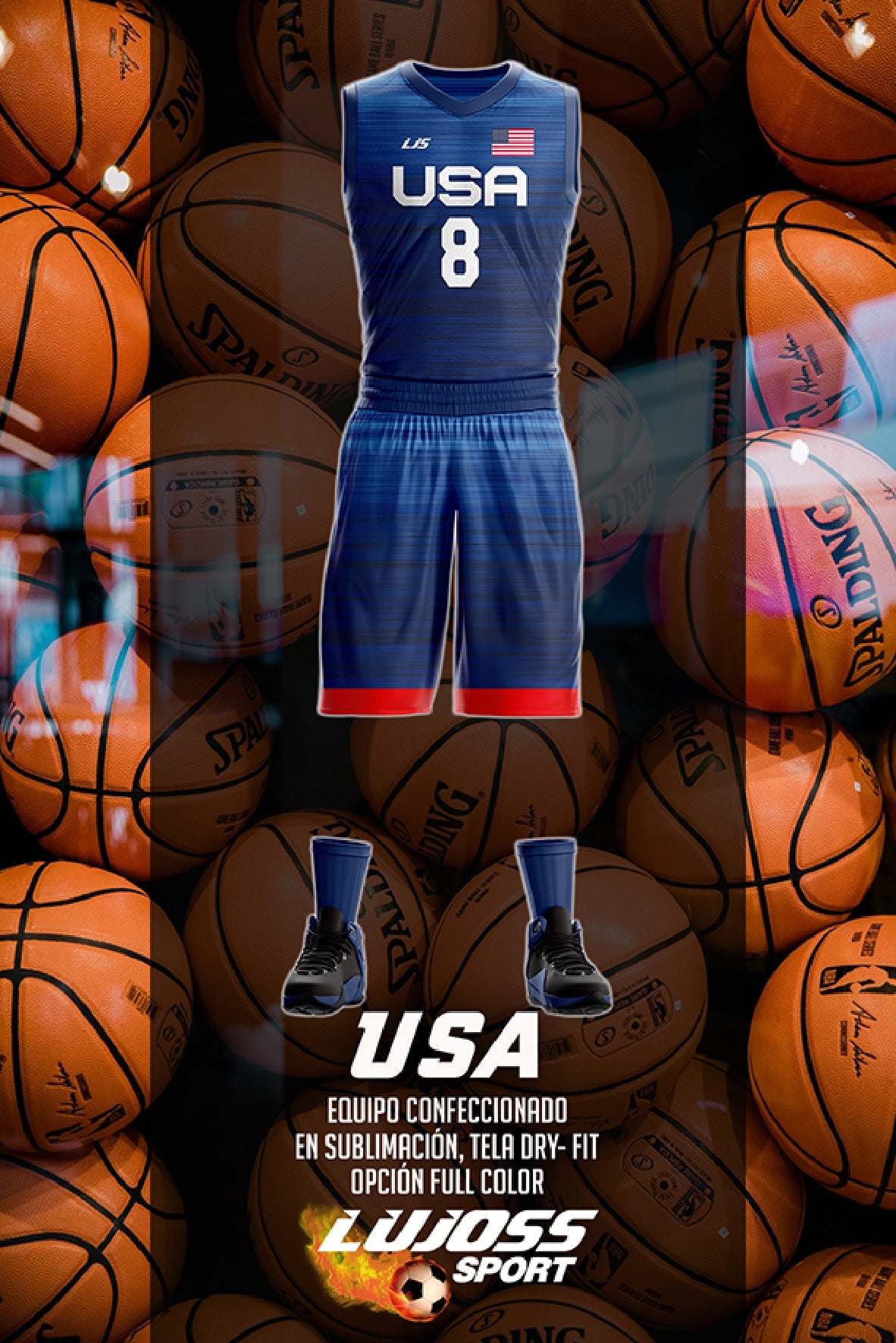 Equipo sublimado basquetbol personalizadas adulto