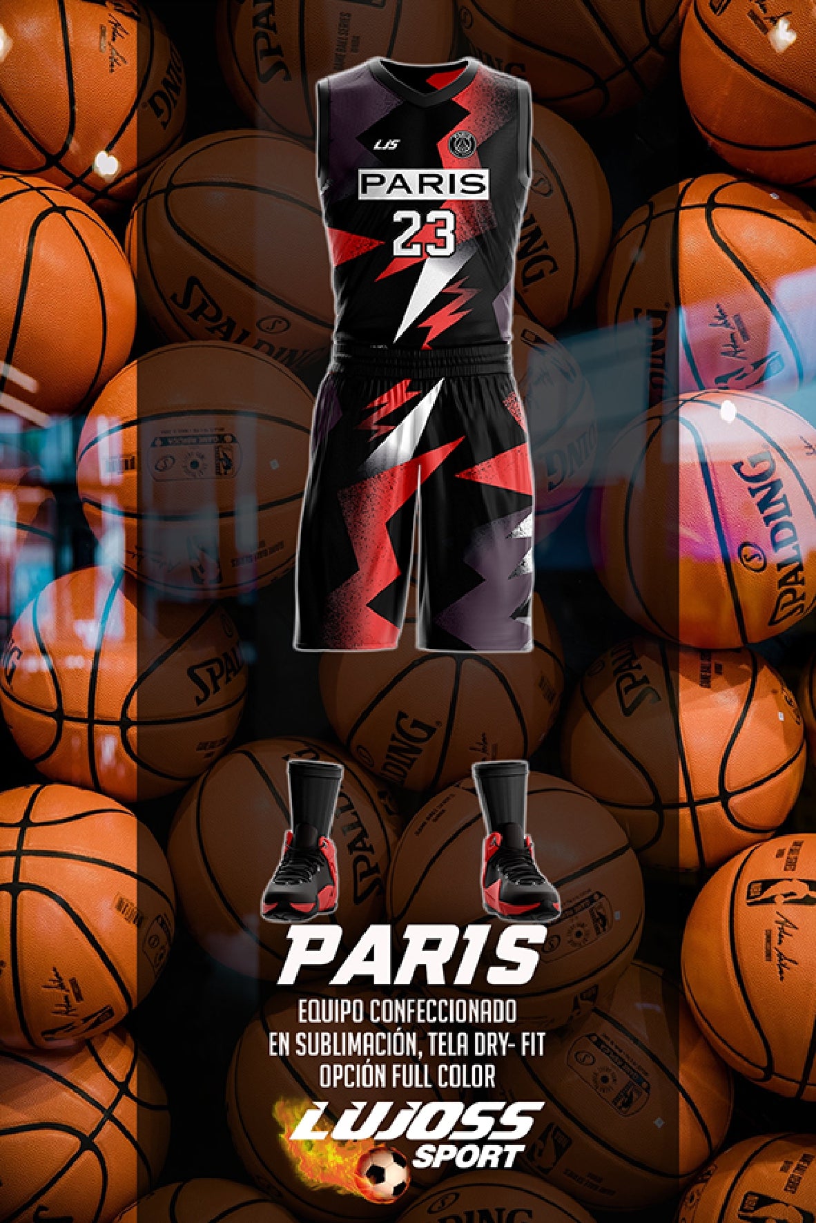 Equipo sublimado basquetbol personalizadas adulto