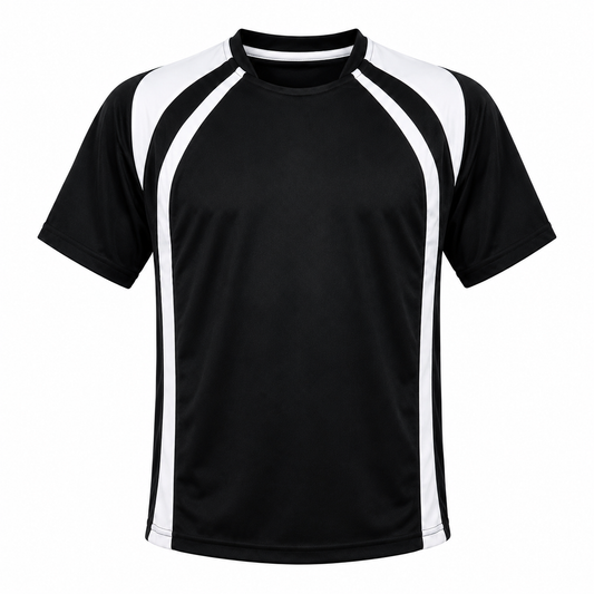Camiseta de Fútbol Dínamo Negro Blanco | LJS | M | L | XL |