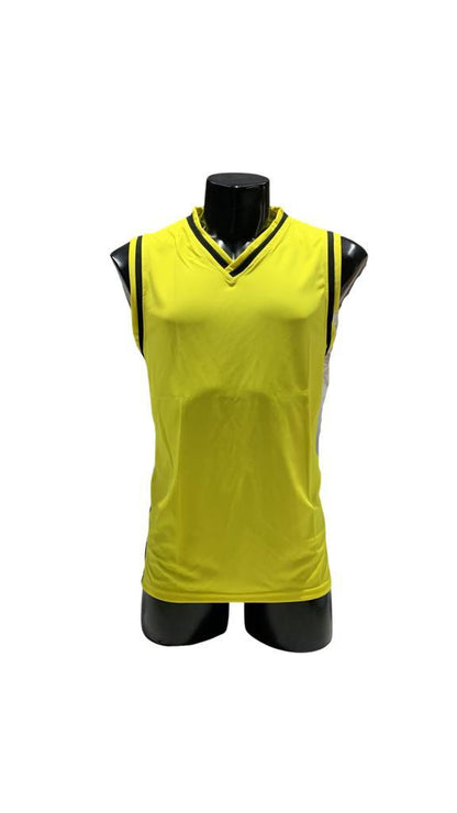 Camiseta mundial varón amarillo/negro