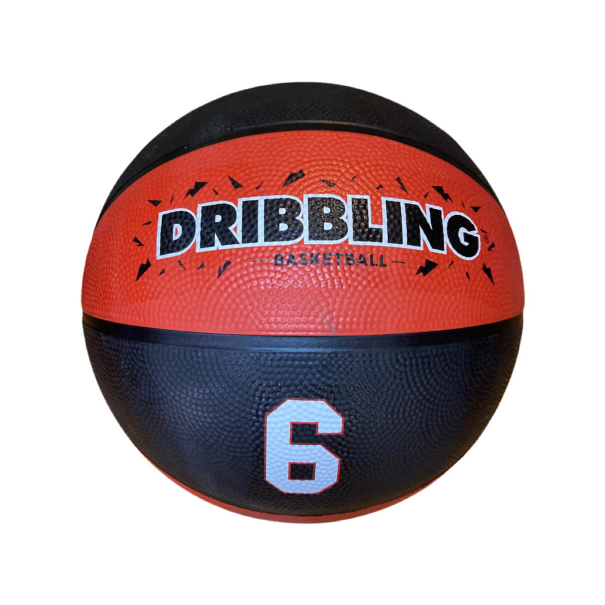 Balón Basquetbol Rojo con Negro DRB n°3 - n°5 - n°6 - n°7