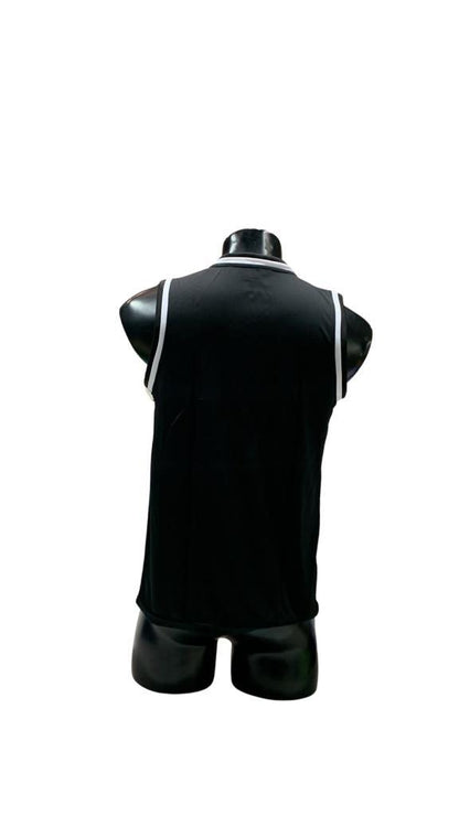 Camiseta mundial varón negro/blanco