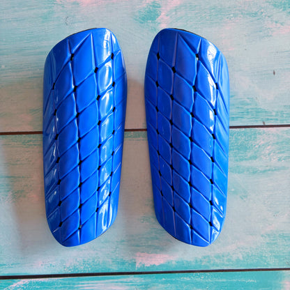 Canilleras de fútbol adulto sin velcro diseño rombos