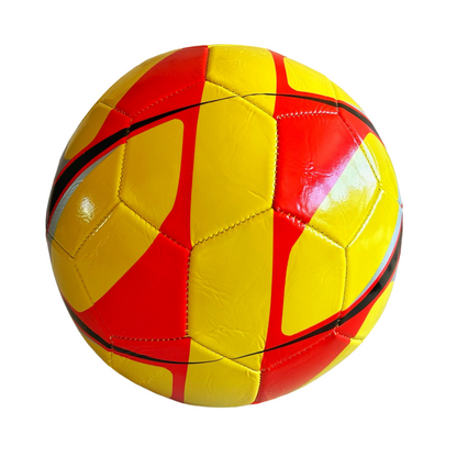 Balón fútbol N°5 Amarillo - Rojo