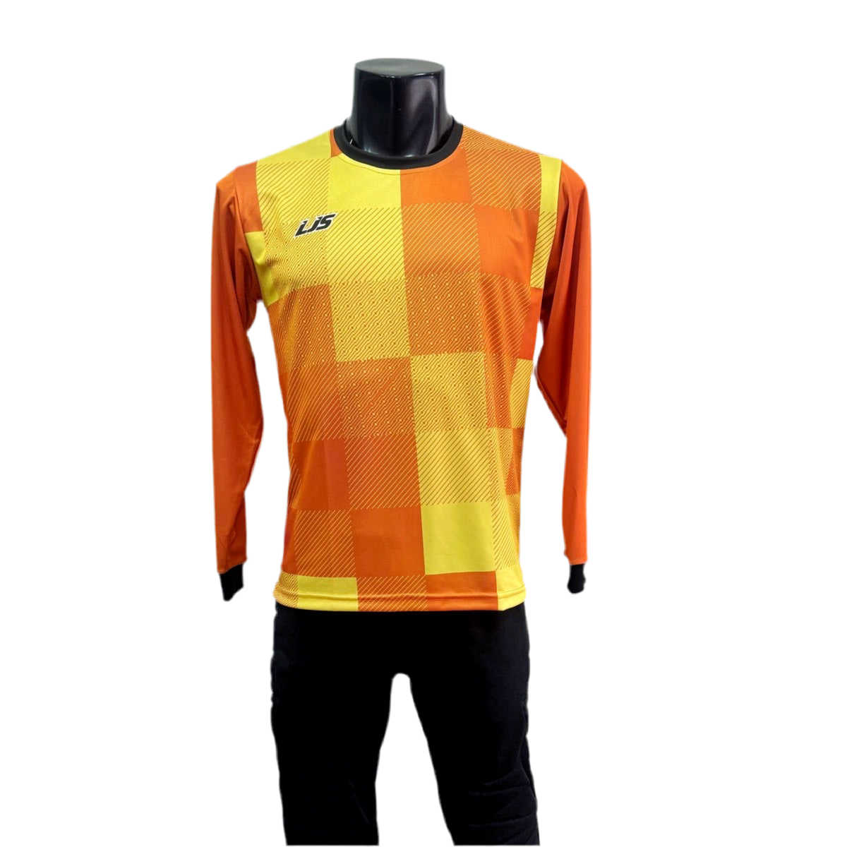 Camiseta manga corta o larga diseño naranja sublimado