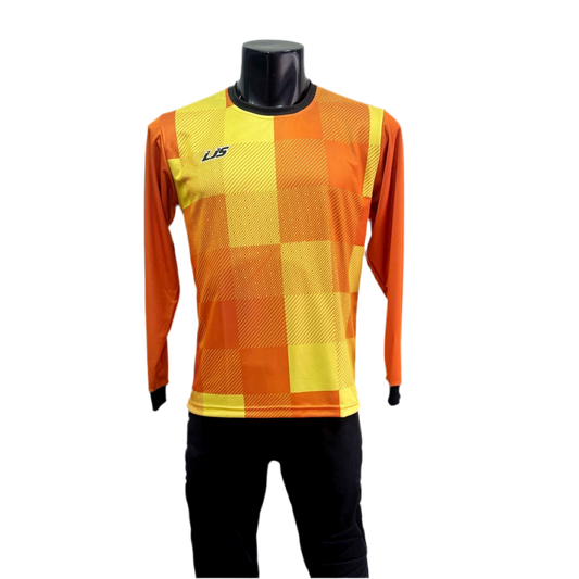 Camiseta manga corta o larga diseño naranja sublimado